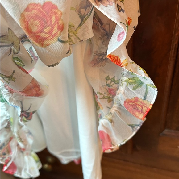 leena Mac Duggal Butterfly Floral dress - Picture 7 of 14